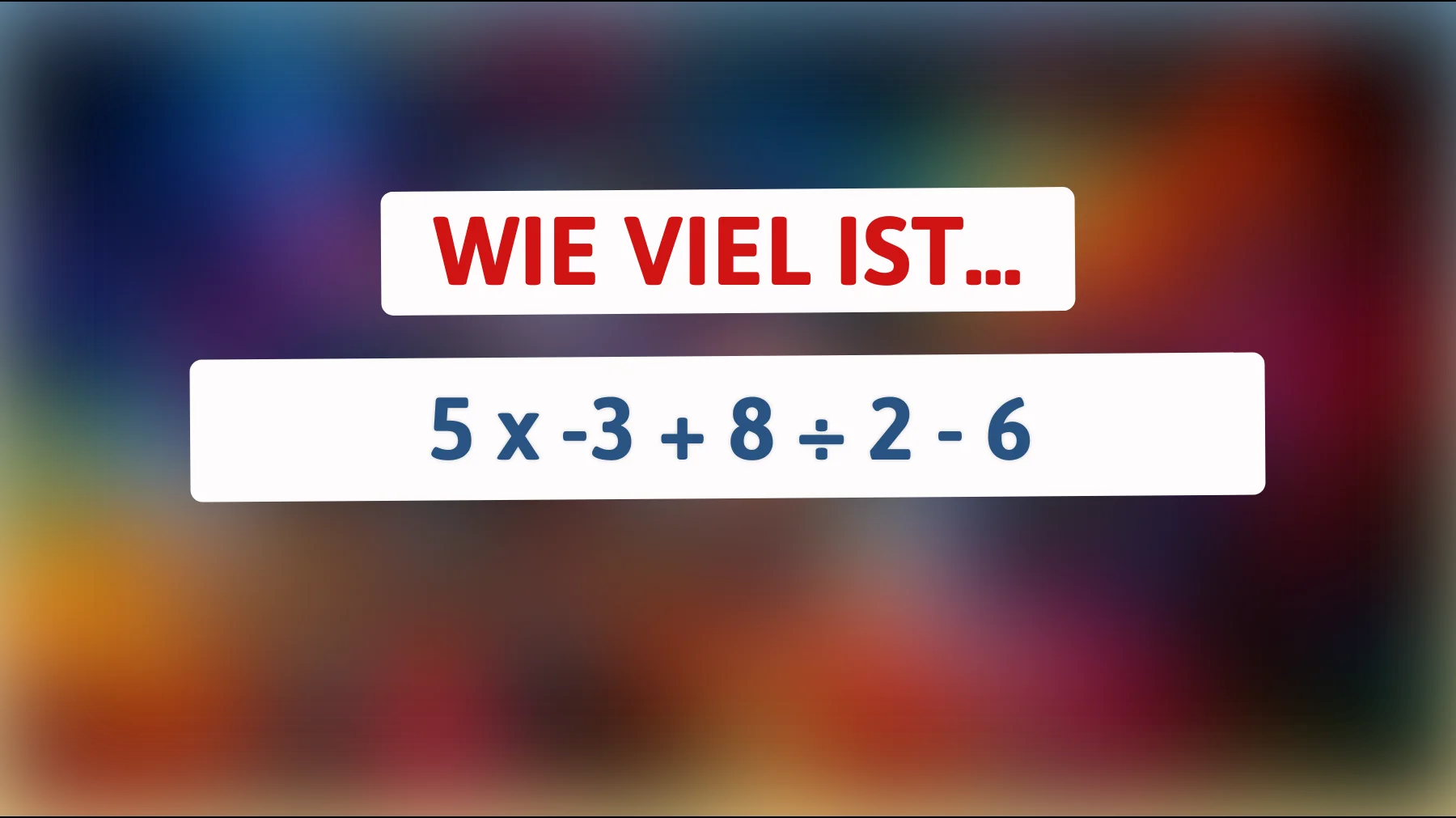 Nur für Genies: Kannst du das verzwickte Rätsel lösen, das nur 1 % der Menschen beherrschen?"